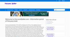 Desktop Screenshot of haryanaspider.com