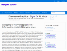 Tablet Screenshot of haryanaspider.com